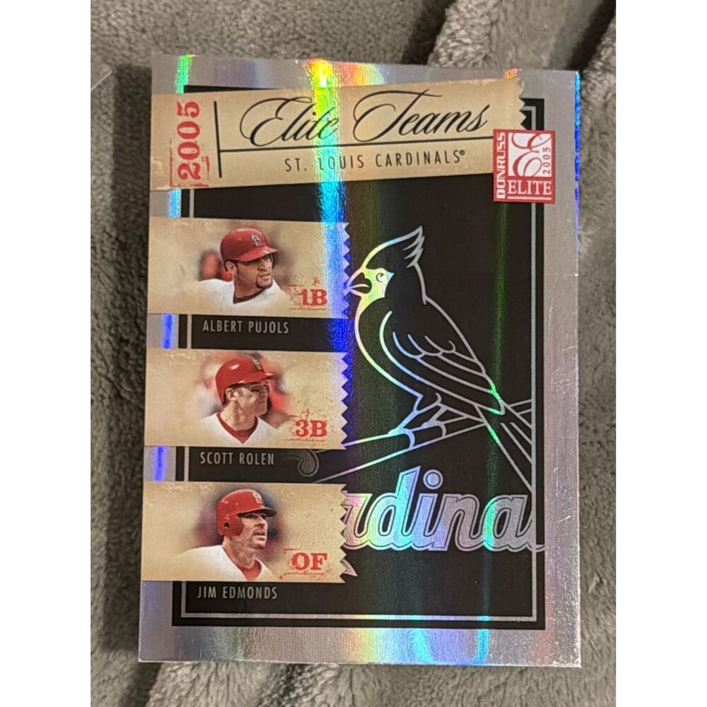2005 Donruss Elite - Elite Teams Albert Pujols, Scott Rolen, Jim Edmonds...